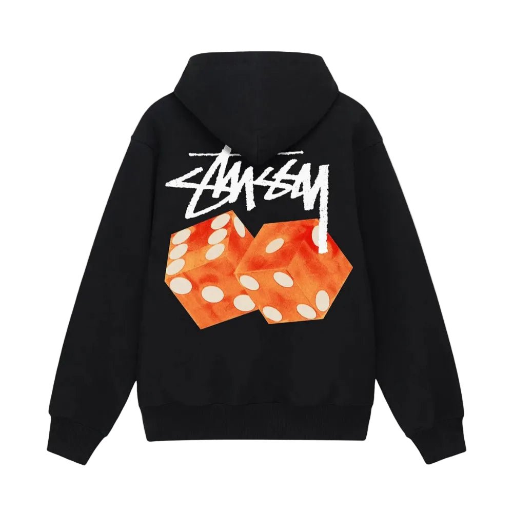 Stussy Diced Out Hoodie Black - AFewVibe