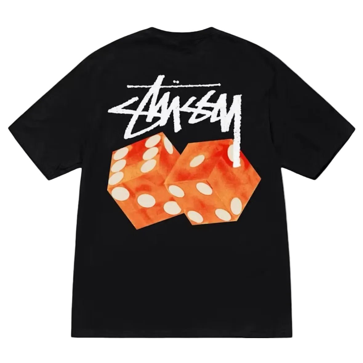 Stussy Diced Out Tee Black - AFewVibe