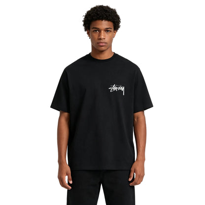 Stussy Diced Out Tee Black - AFewVibe