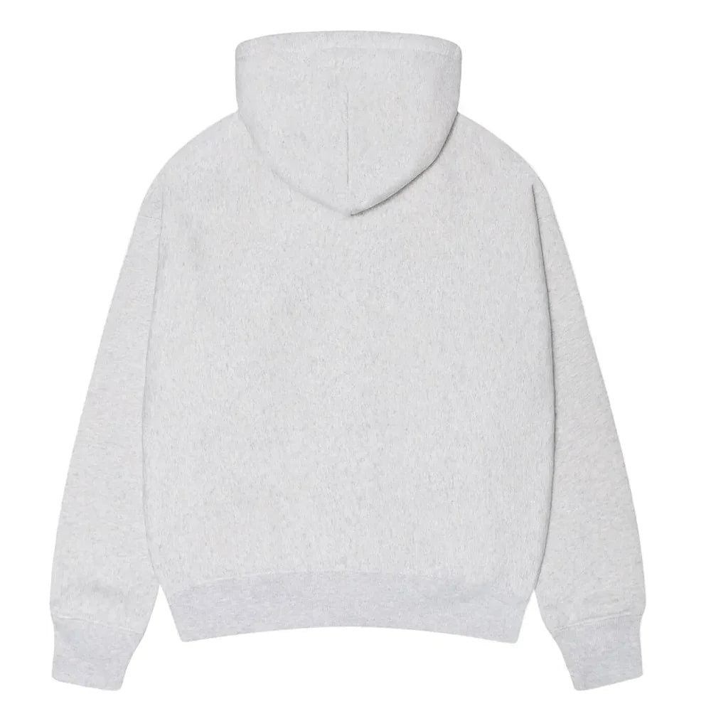 Stussy Established Zip Hoodie Ash Heather - Afewvibe