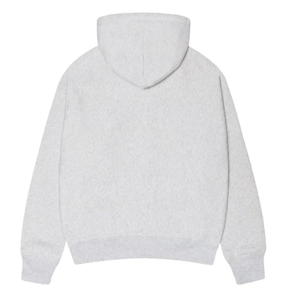 Stussy Established Zip Hoodie Ash Heather - Afewvibe