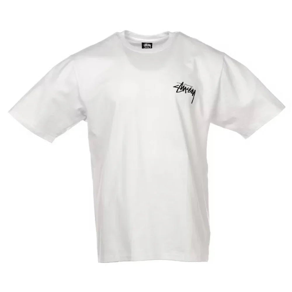 Stussy Fuzzy Dice Tee White - Afewvibe