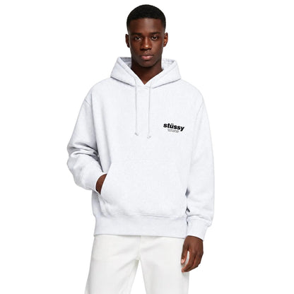 Stussy Rollers Hoodie Ash Heather - AFewVibe