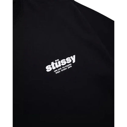 Stussy Rollers Tee Black - Afewvibe