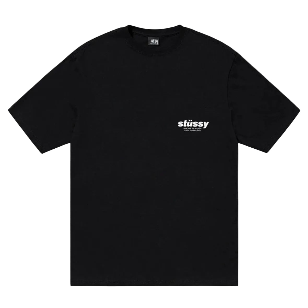 Stussy Rollers Tee Black - AFewVibe