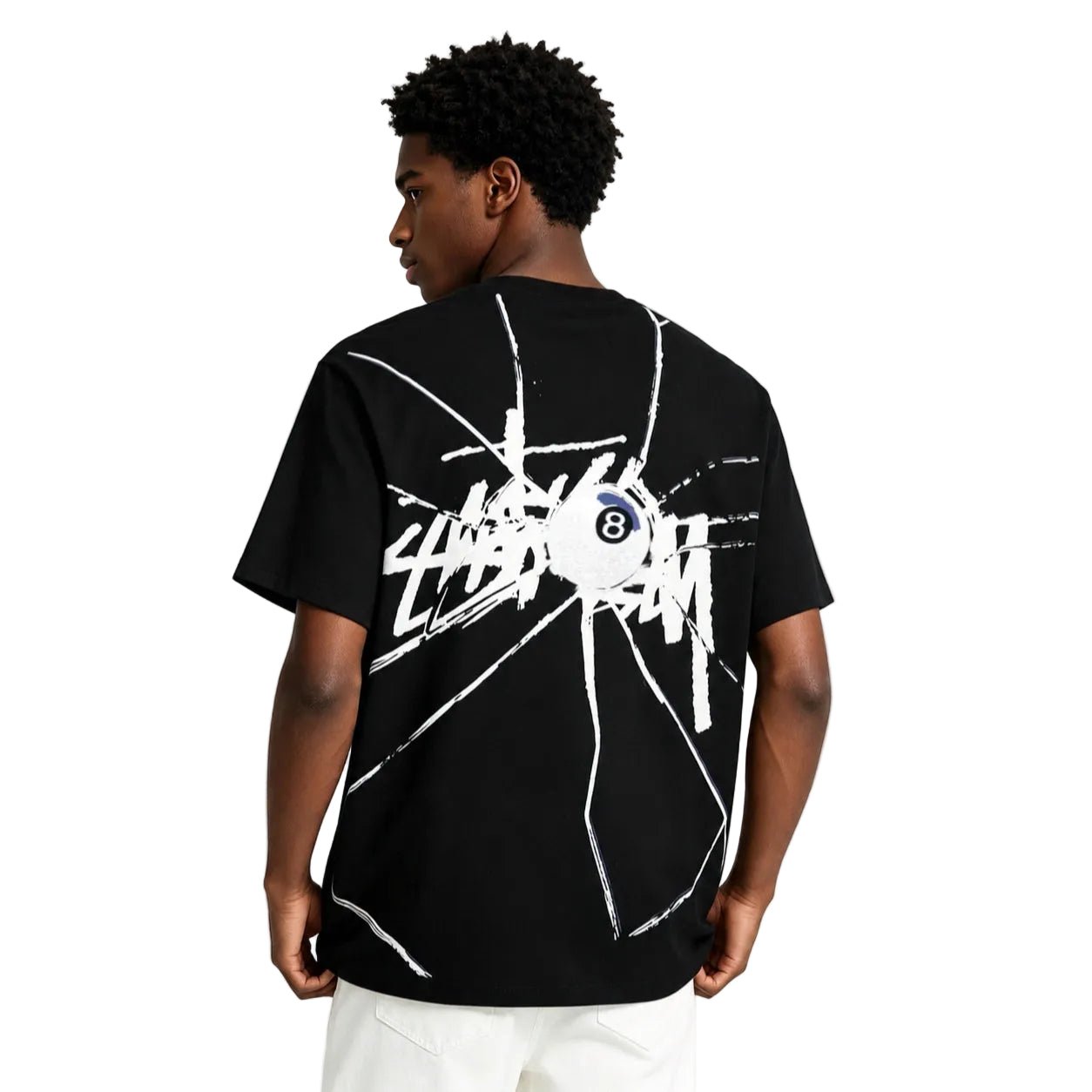 Stüssy Shattered Tee Black | Shattered Graphic Tee – AFewVibe