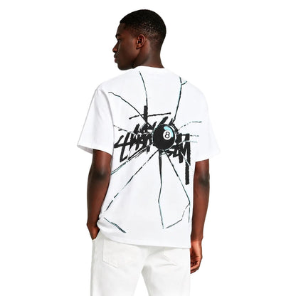 Stussy Shattered Tee White - AFewVibe