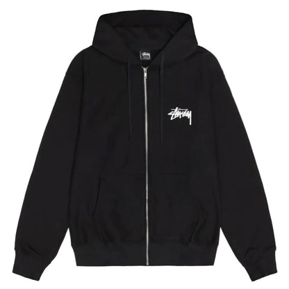 Stussy Shattered Zip Hoodie Black - AFewVibe