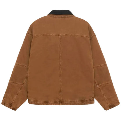 Stussy Washed Canvas Shop Jacket Bronze - AFewVibe