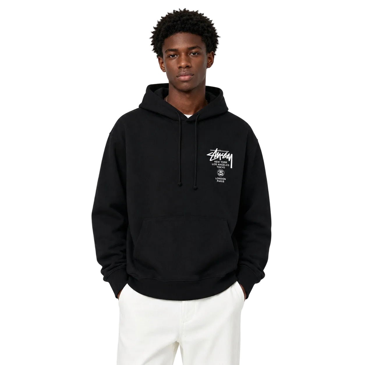 Stussy World Tour Hoodie Black – AFewVibe