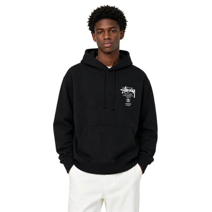 Stussy World Tour Hoodie Black - AFewVibe