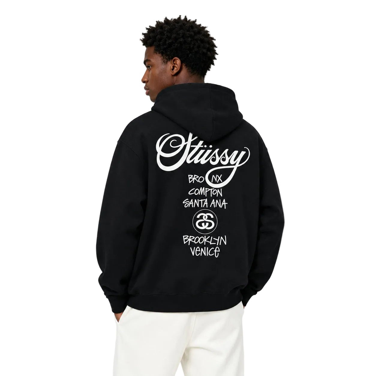 Stussy World Tour Hoodie Black – AFewVibe