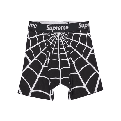 Supreme Hanes Spider Man Boxer Briefs 2 Pack Black - AFewVibe