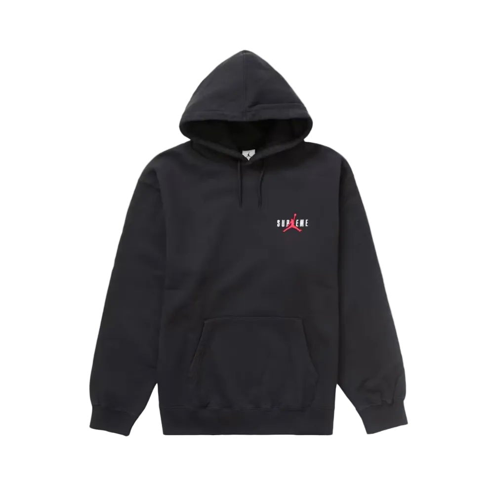 Supreme Jordan Hooded Sweatshirt FW24 Black - AFewVibe