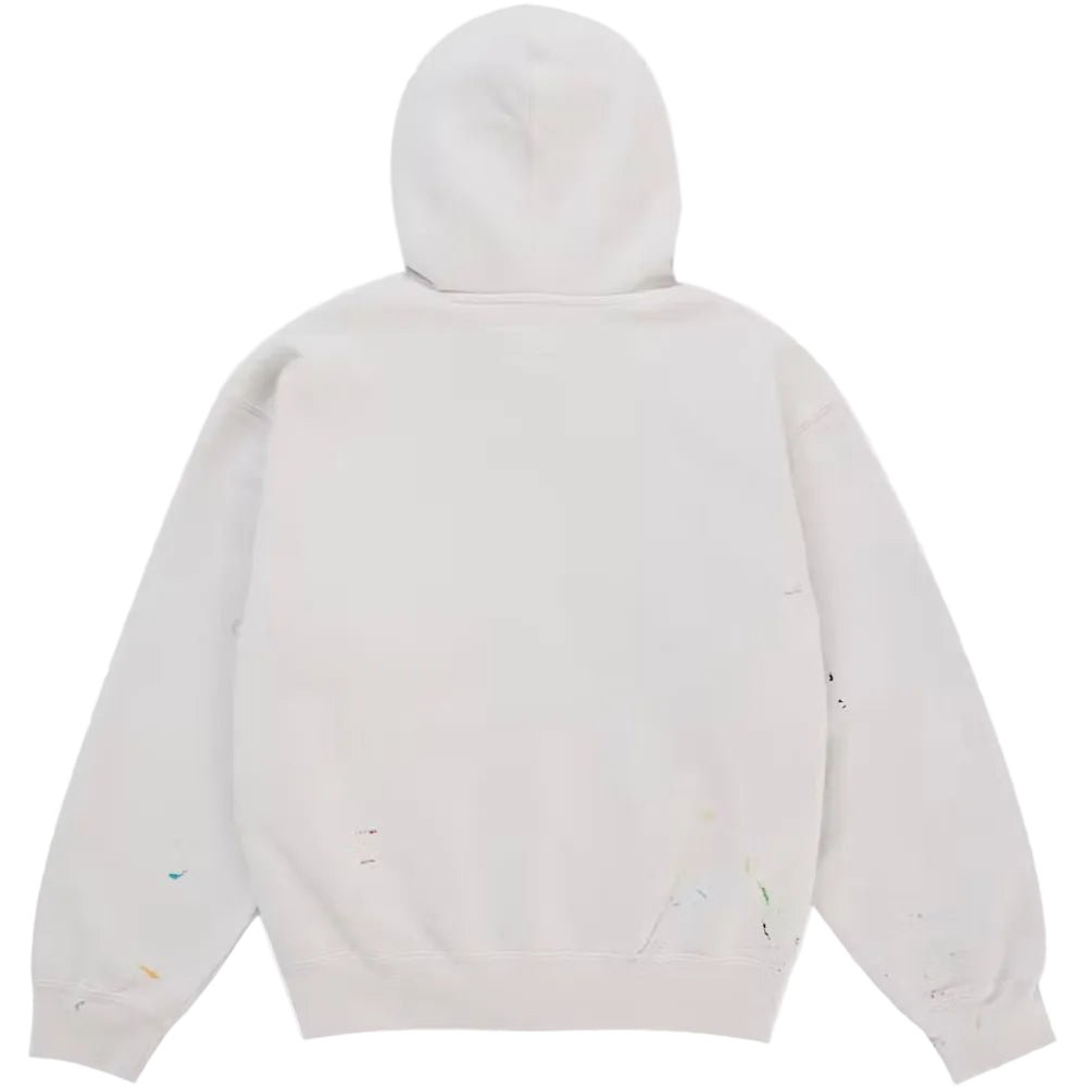 Supreme MM6 Maison Margiela Box Logo Zip Up Hooded Sweatshirt White - AFewVibe