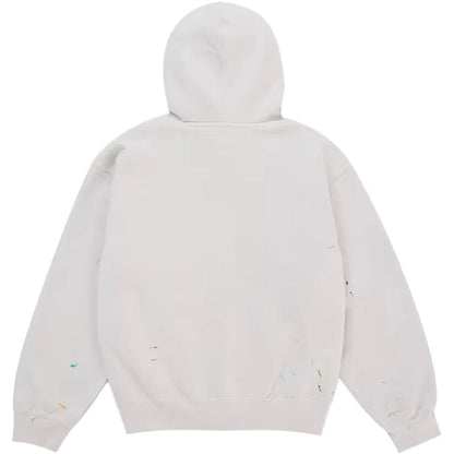 Supreme MM6 Maison Margiela Box Logo Zip Up Hooded Sweatshirt White - AFewVibe