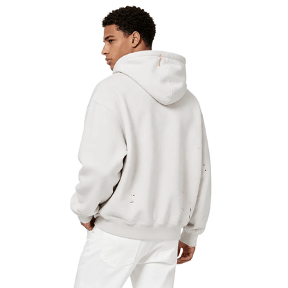 Supreme MM6 Maison Margiela Box Logo Zip Up Hooded Sweatshirt White - AFewVibe