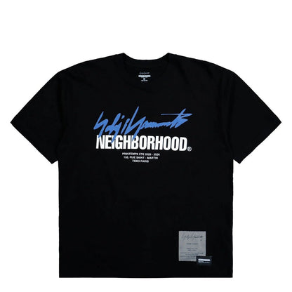 YOHJI YAMAMOTO Black NEIGHBORHOOD Edition SS - 2 T-shirt - Afewvibe