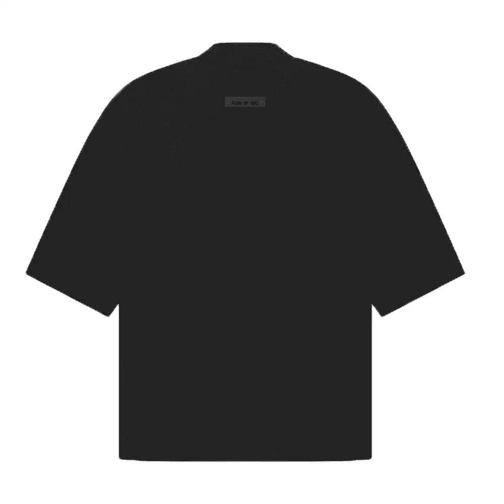 Fear of God Essentials SS23 Black Collection Tee Jet Black - Image 2