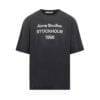Acne Studios 1996 Logo T-Shirt in Black - Unisex Cotton/Hemp Tee