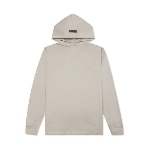 FEAR OF GOD ESSENTIALS RELAXED HOODIE - SMOKE