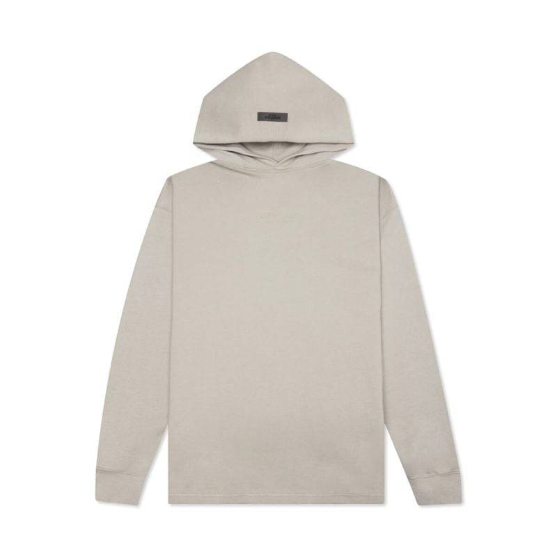 FEAR OF GOD ESSENTIALS RELAXED HOODIE - SMOKE