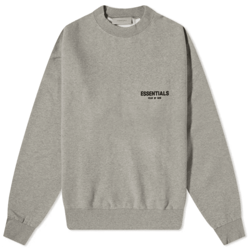 FEAR OF GOD ESSENTIALS SS22 CORE COLLECTION CREWNECK-DARK OATMEAL