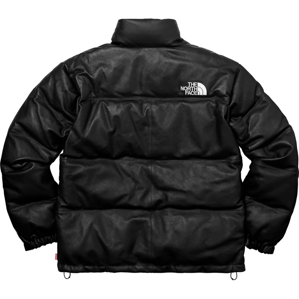 Suprem TNF Leather Nuptse Black