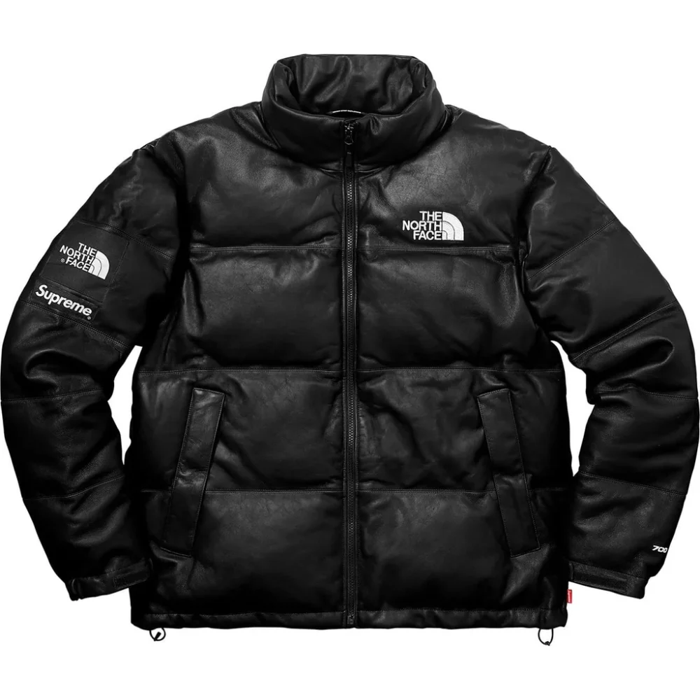 Supreme The north Face Leather Nuptse