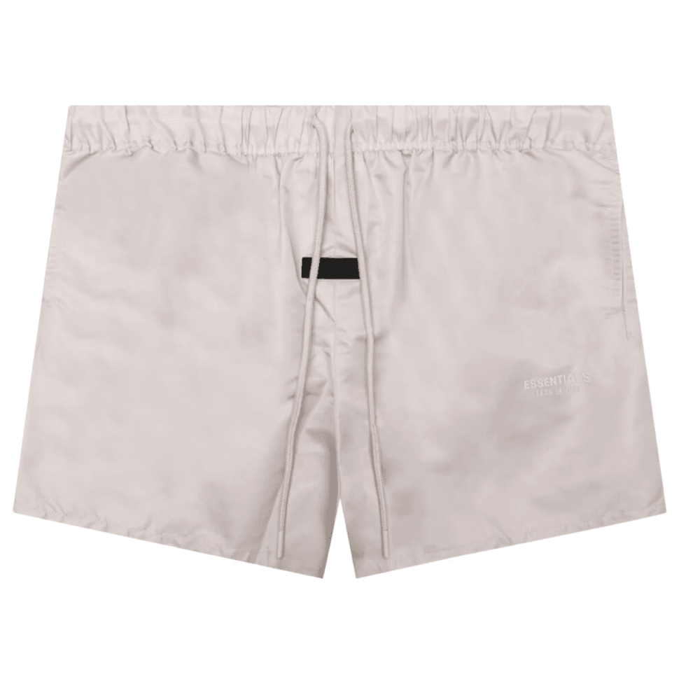 FEAR OF GOD ESSENTIALS RUNNING SHORT 'SILVER CLOUD'