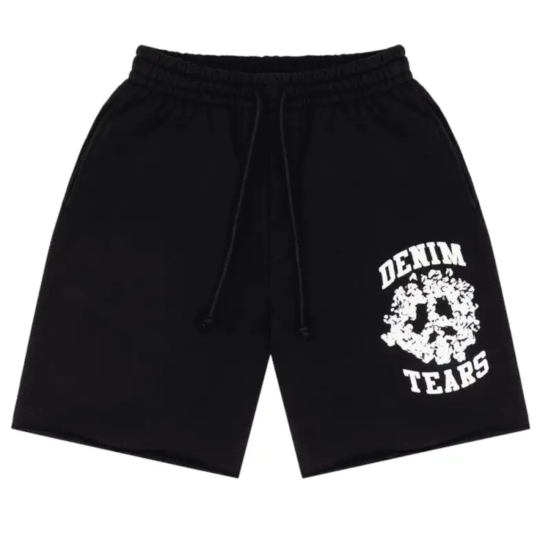 Denim Tears University Shorts Black