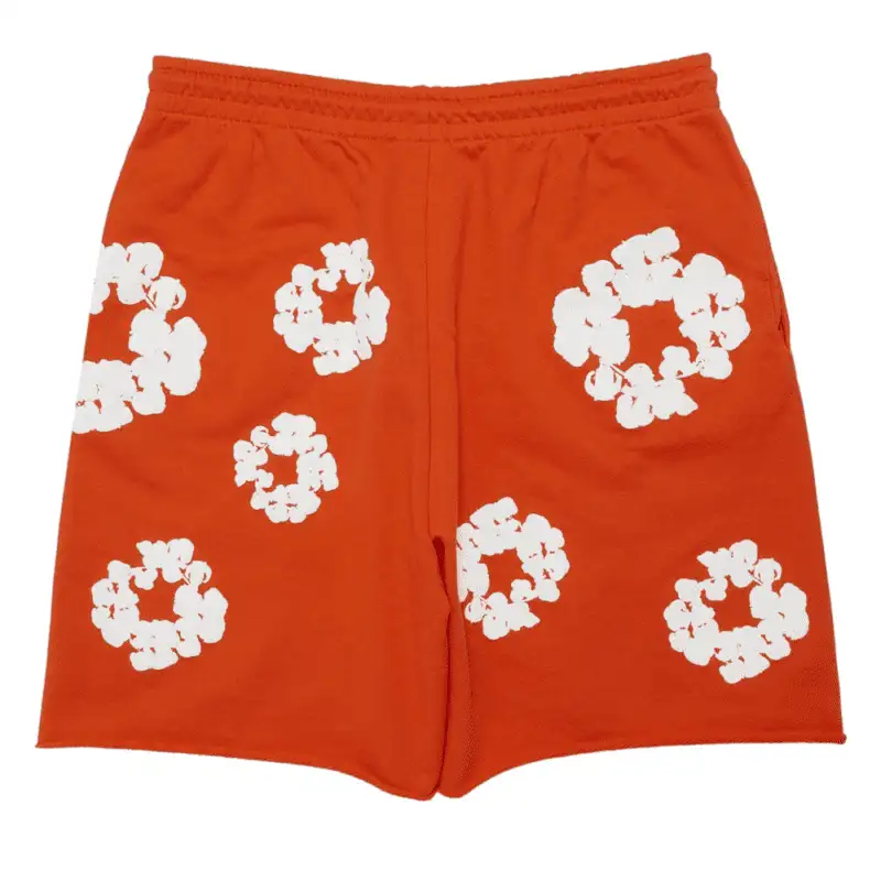 Denim Tears The Cotton Wreath Shorts Orange