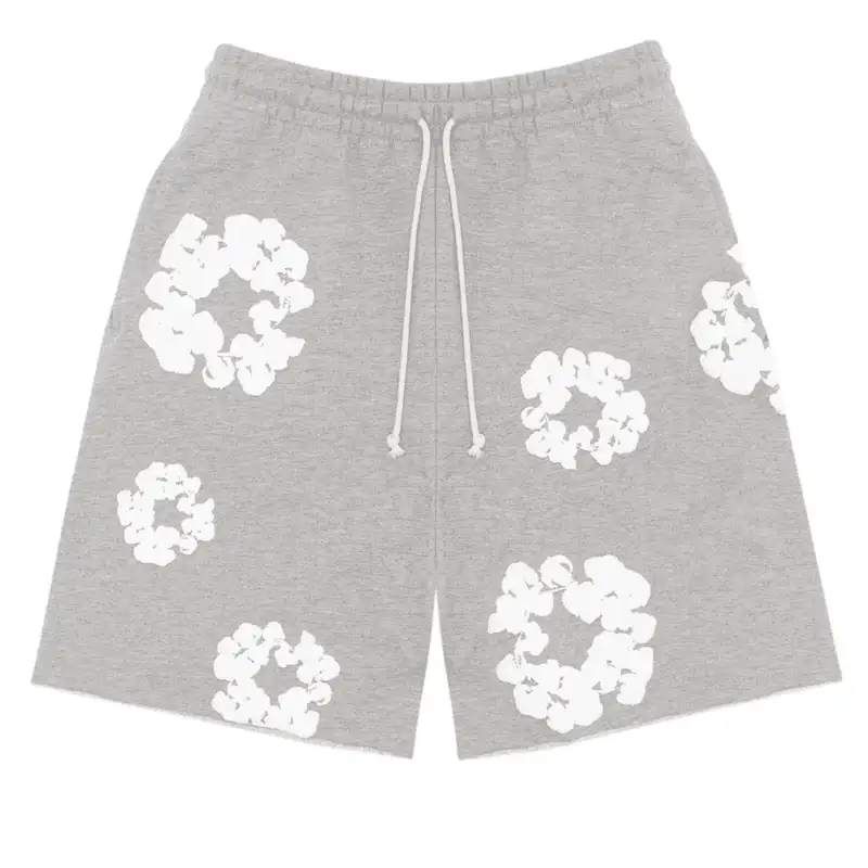 Denim Tears The Cotton Wreath Shorts Grey