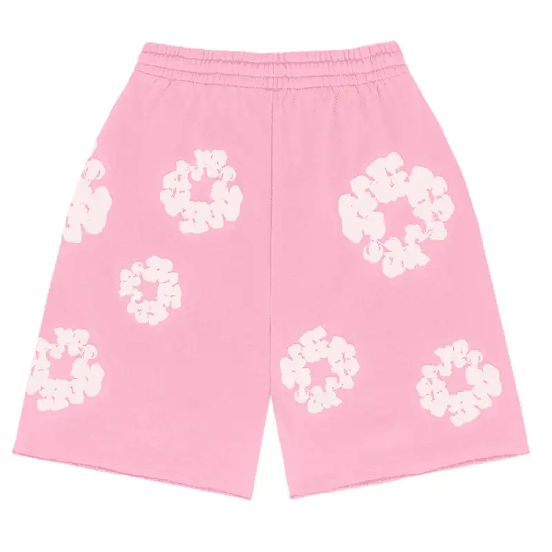 Denim Tears The Cotton Wreath Shorts Pink