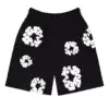 Denim Tears The Cotton Wreath Shorts Black