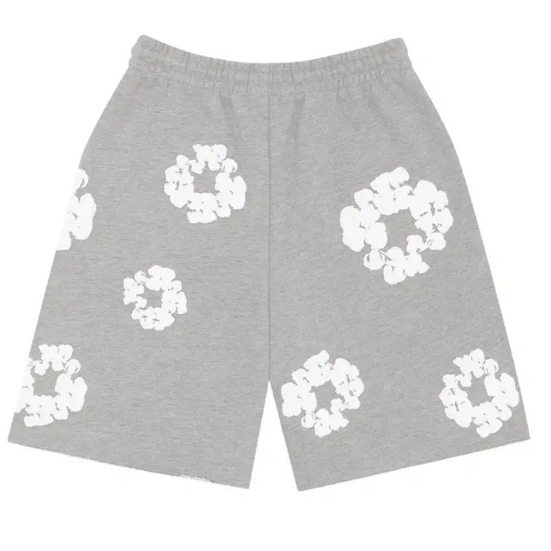 Denim Tears The Cotton Wreath Shorts Grey